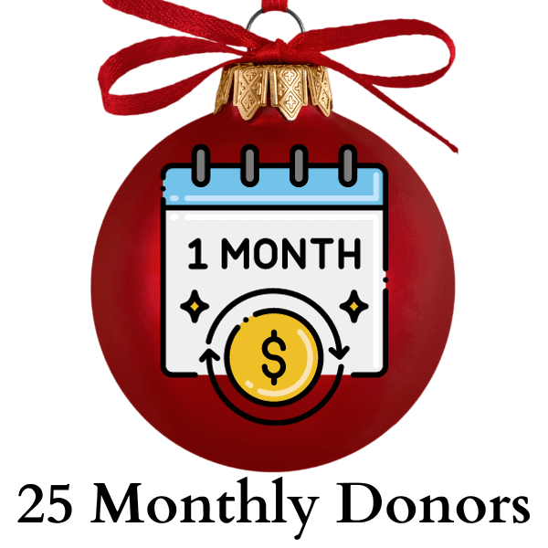 25 Monthly Donors - Front v2