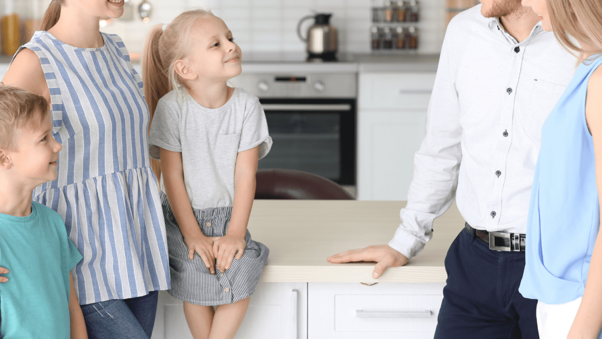 Caregivers leaving son and daughter with a female babysitter